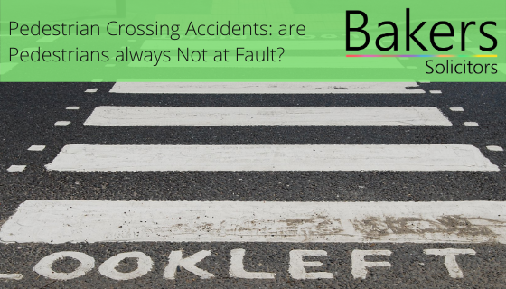 Pedestrian Crossing Accidents: are Pedestrians always Not at Fault?